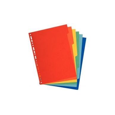 Achetez Jeu de 6 intercalaires en carte lustrée 400g A4 89H EXACOMPTA pas cher sur Ma Rentrée Scol..