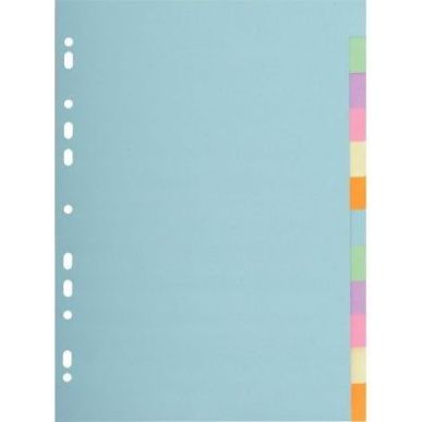 Achetez Jeu d'intercalaires 12 positions en carte recyclée 170g Format A4 pas cher sur Ma Rentré..