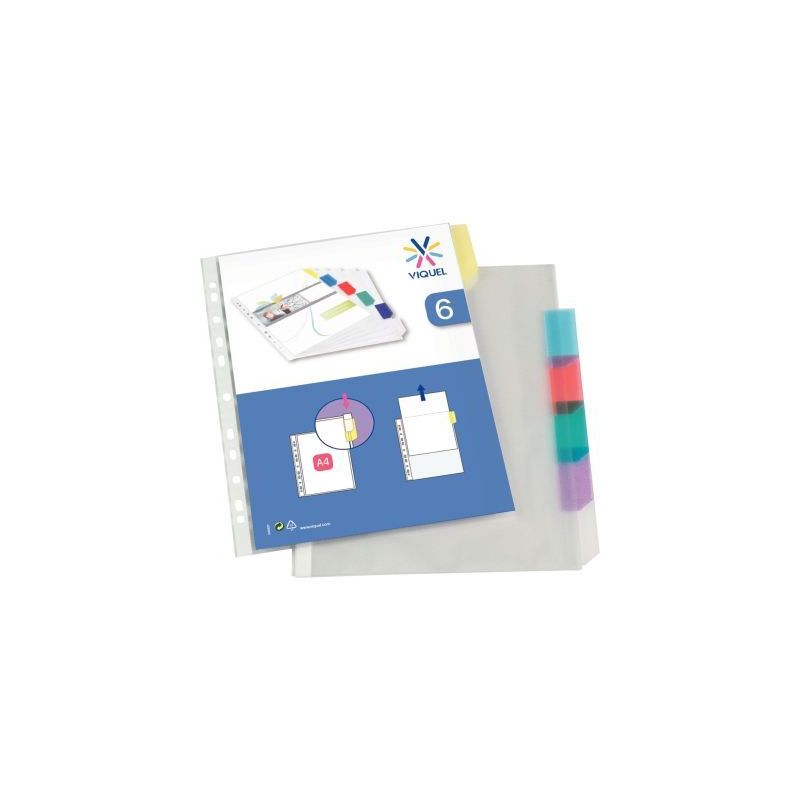 Achetez Jeu de 6 intercalaires 21x29,7cm polypropylène onglet couleur 154116-04 VIQUEL pas cher sur.. Achetez Jeu de 6 intercalaires 21x29,7cm polypropylène onglet couleur 154116-04 VIQUEL pas cher sur..