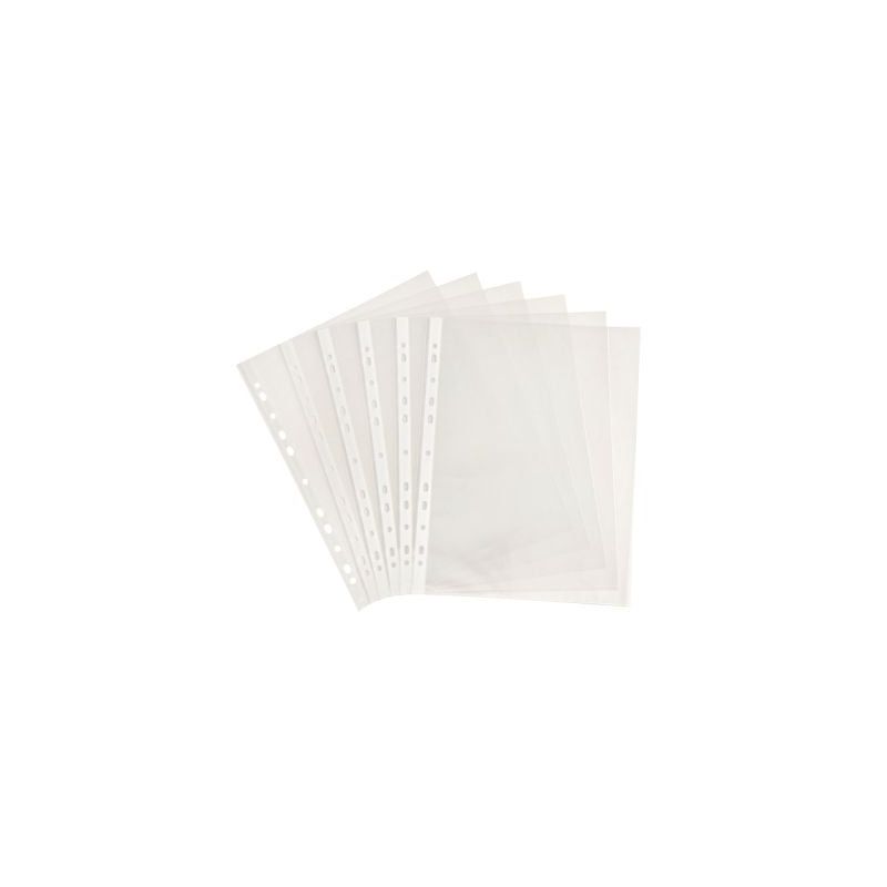 Achetez Sachet de 100 pochettes perforées en polypropylène grainé 5/100ème 100741491 pas cher su.. Achetez Sachet de 100 pochettes perforées en polypropylène grainé 5/100ème 100741491 pas cher su..
