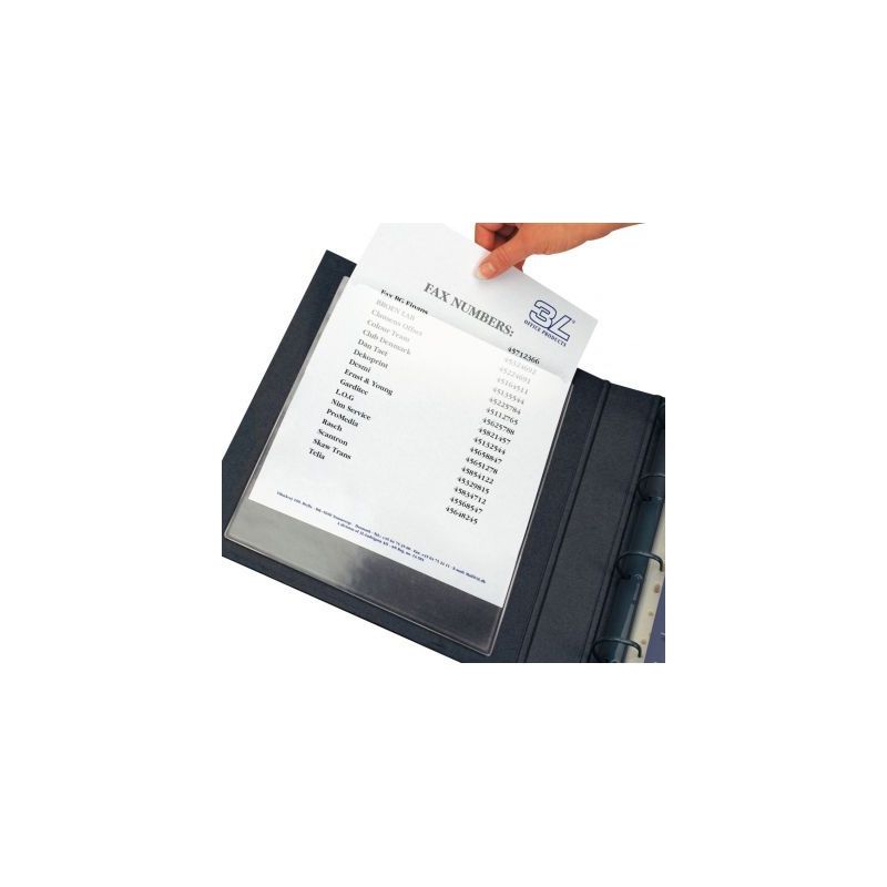Achetez Blister de 10 pochettes adhésives transparentes pour format A4 10090 3L pas cher sur Ma Ren..