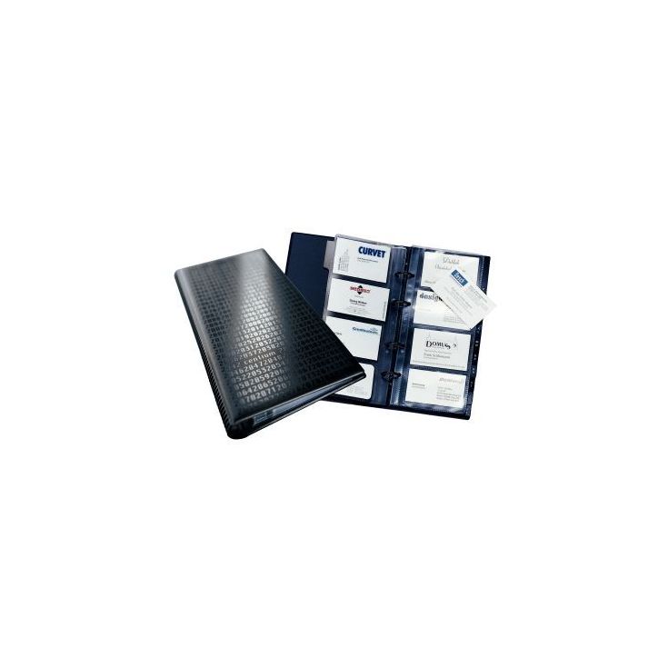Reliure 4 anneaux VISIFIX CENTIUM pour 200 cartes de visite 2403-01 DURABLE