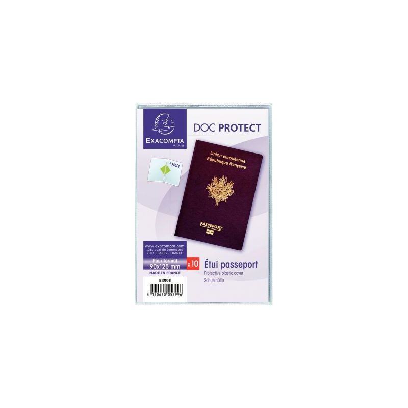 Achetez Etui pour passeport en PVC 5399UE EXACOMPTA pas cher sur Ma Rentrée Scolaire Achetez Etui pour passeport en PVC 5399UE EXACOMPTA pas cher sur Ma Rentrée Scolaire