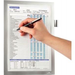 Achetez Cadre d'affichage Duraframe Magnetic Note A4 argent 498923 DURABLE pas cher sur Ma Rentrée ..