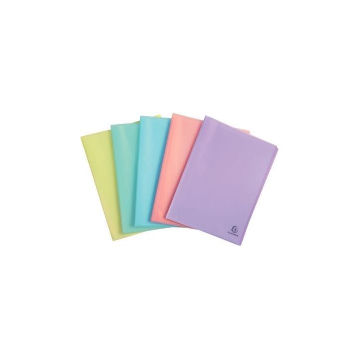 Protège-documents CHROMALINE Pastel 40 vues, coloris assortis 88270E CHROMALINE EXACOMPTA