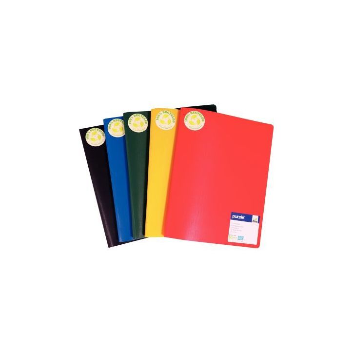 Protège-documents ECOGREEN en polypropylène opaque recyclé, 60 vues, coloris assortis 1500018V060 ECOGREEN
