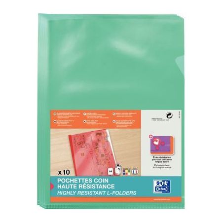 Achetez Sachet de 10 pochettes coin en PVC lisse 15/100ème, vert 100206724 HAMELIN pas cher sur Ma ..