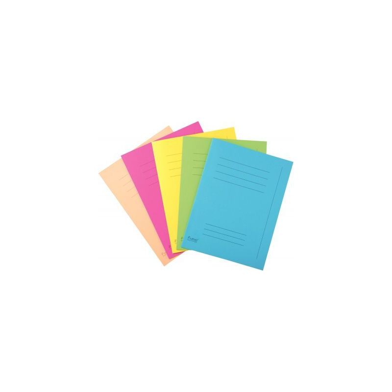 Achetez Paquet de 50 chemises pré-imprimées FOREVER 220g, format 24x32 cm, couleurs assorties 4350..