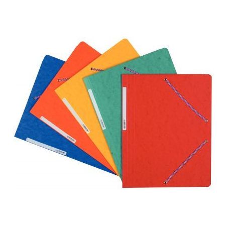 Achetez Paquet de 10 chemises sans rabat à élastiques, en carte lustrée 390 g, format 24x32 cm, c..