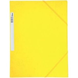 Achetez Chemise 3 rabats à élastiques + étiquette de dos coloris jaune carte grainée 5/10e 450g ..