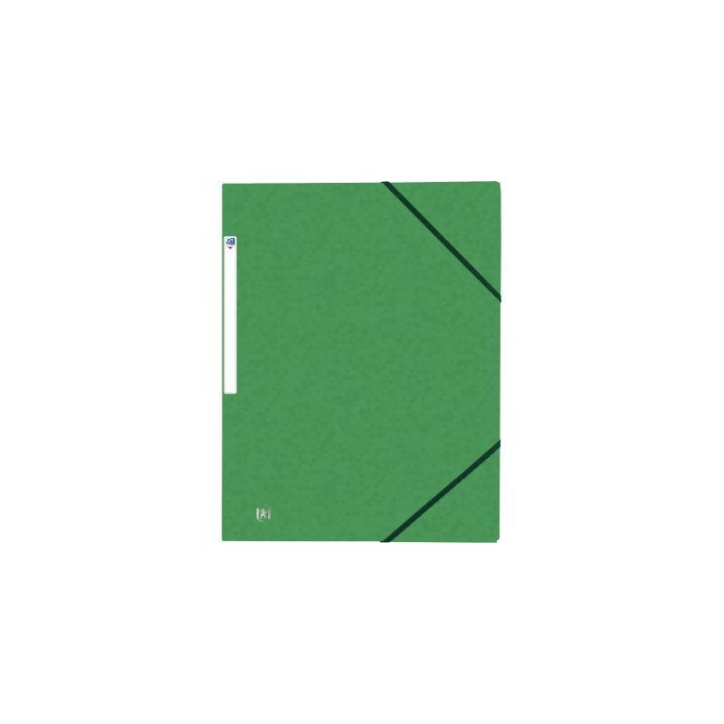 Achetez Chemise 3 rabats à élastiques TOP FILE+ en carte lustrée 4/10e 390g, vert 400114347 TOP F..