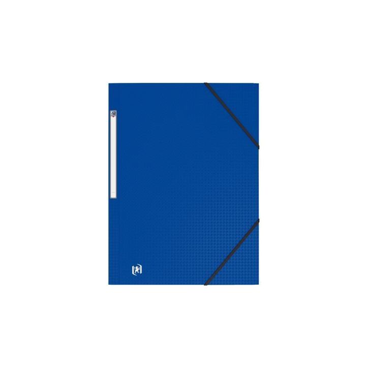 Chemise 3 rabats à élastiques MEMPHIS en polypropylène opaque 5/10ème, coloris bleu 100201132 MEMPHIS HAME(...)