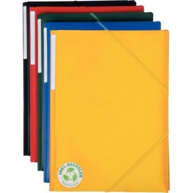 Achetez Chemise 3 rabats à élastiques ECOGREEN en polypropylène opaque recyclé, coloris assortis..