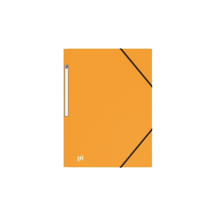 Chemise 3 rabats à élastiques MEMPHIS en polypropylène opaque 5/10ème, coloris jaune 100201136 MEMPHIS HAM(...)