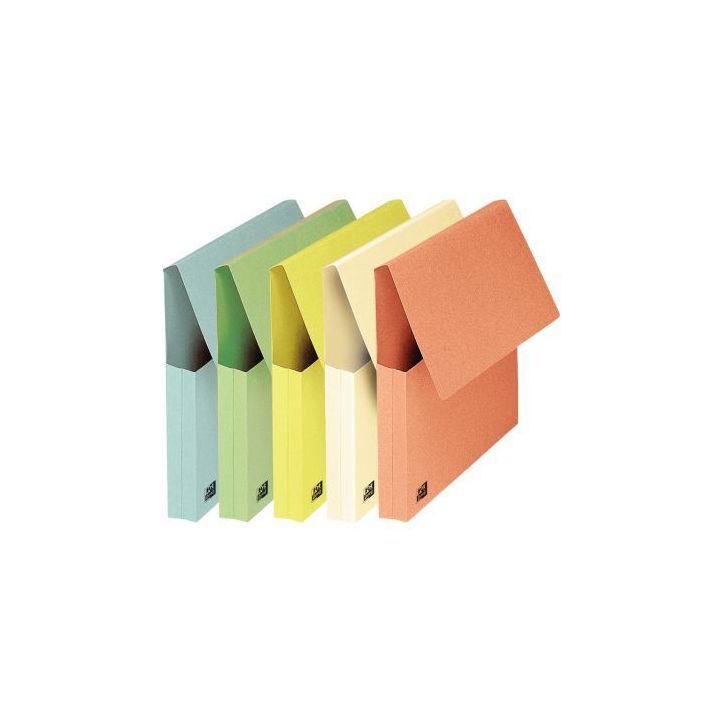 Paquet de 10 pochettes VIP à  rabat, format 24x32 cm, coloris pastel assortis 100725990 HAMELIN