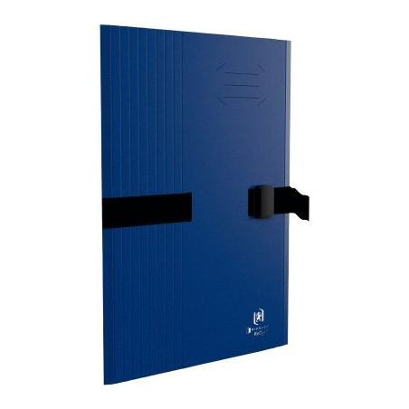 Achetez Chemise à sangle BICOLOR RECYC+ avec clip et rabat, coloris bleu 100201312 OXFORD HAMELIN p..