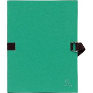 Achetez EXACOMPTA Chemise extensible Varia 2230, recouverte de papier grainé Vert clair pas cher su..