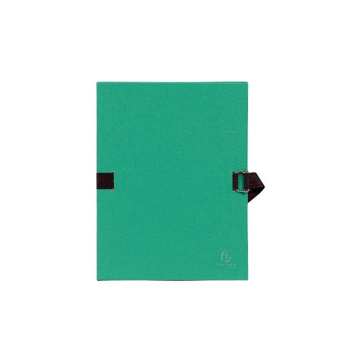 EXACOMPTA Chemise extensible Varia 2230, recouverte de papier grainé Vert clair