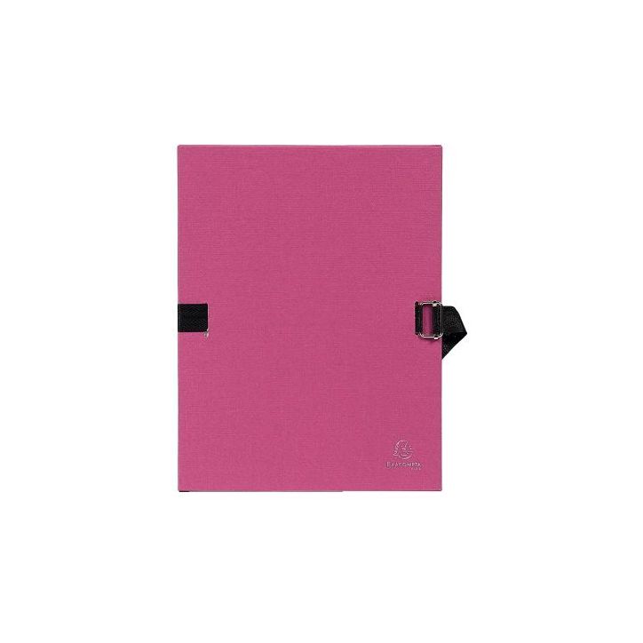 EXACOMPTA Chemise extensible Varia 2230, recouverte de papier grainé Bordeaux