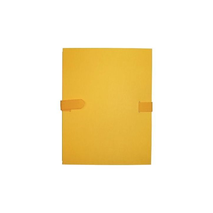 Chemise extensible à sangle velcro qualité toilée format 24x32 cm jaune 35811