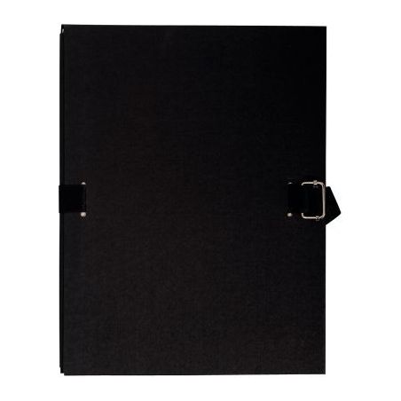 Achetez Paquet de 5 chemises extensibles toilées, noir 223065E EXACOMPTA pas cher sur Ma Rentrée S..