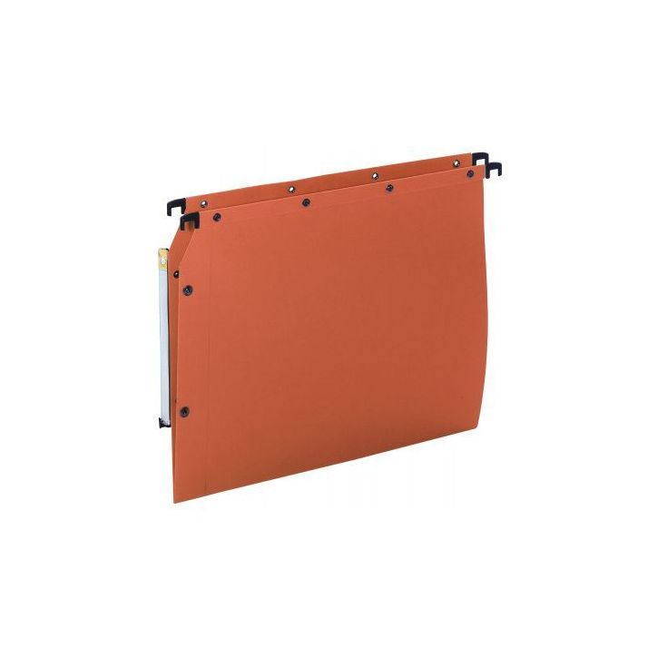 Paquet de 10 dossiers suspendus KRAFT ULTIMATE pour armoire, dos V, orange 100330481 HAMELIN