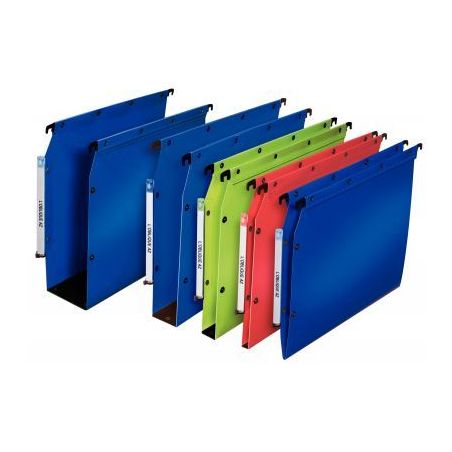 Achetez Paquet de 10 dossiers en polypropylène 5 / 10è dos 30 mm vert 100330604 HAMELIN pas cher s..