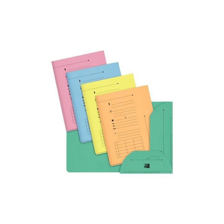 Paquet de 25 chemises HV pour dossiers suspendus, coloris pastel assortis 100090074 HAMELIN