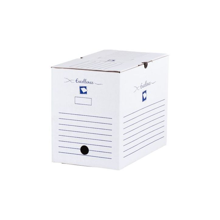 Paquet de 20 boîtes d'archives dos 20cm fermeture automatique 34996 EXCELLIKE