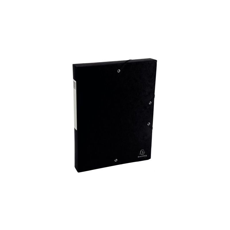 Achetez Boite de classement en carte lustrée SCOTTEN dos 4 cm, noir 50811E SCOTTEN EXACOMPTA pas ch..