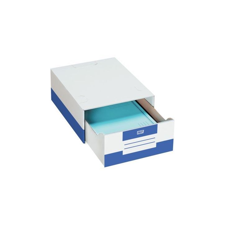Paquet de 10 tiroirs de rangements en carton format A4 100725929 FAST HAMELIN