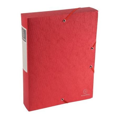 Achetez Boite de classement en carte lustrée SCOTTEN dos 6 cm, rouge 50915E SCOTTEN EXACOMPTA pas c..