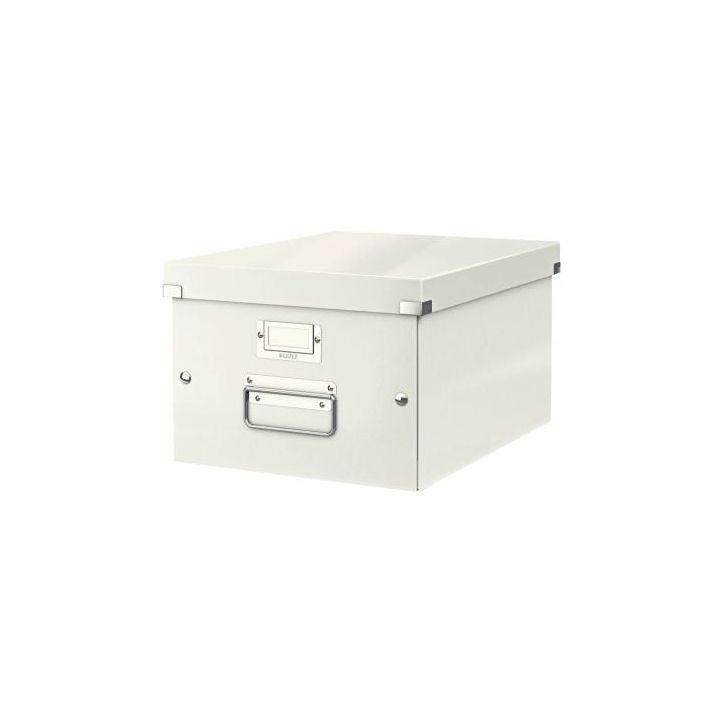 Boite de rangement en carton Click&Store WOW A4+ blanc 60440001 WOW LEITZ