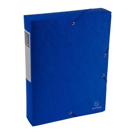 Achetez Boite de classement en carte lustrée SCOTTEN dos 6 cm, bleu 50912E SCOTTEN EXACOMPTA pas ch..