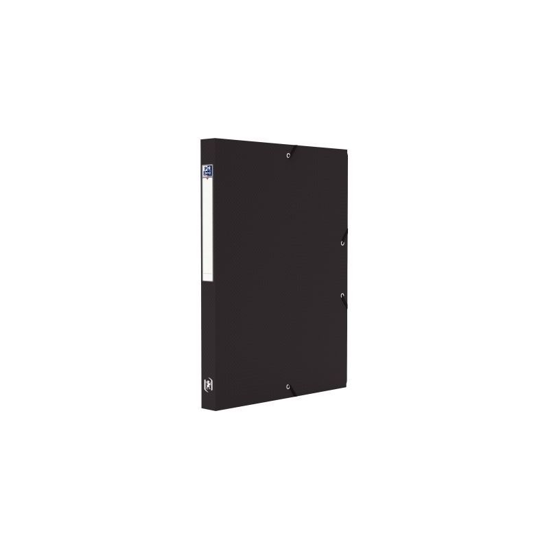 Achetez OXFORD Boîte de classement MEMPHIS 24x32cm, en polypropylène 7/10e. Dos 2,5cm. Coloris Noi..