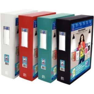 Achetez Boite de classement personnalisable POLYVISION dos 8 cm en polypropylène format 24x32 cm co..