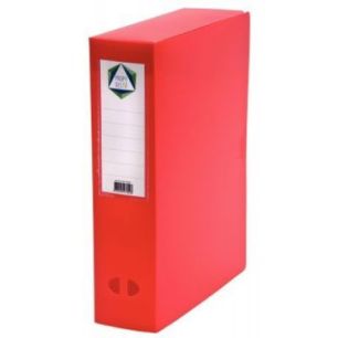 Achetez PERGAMY Boîte de classement dos de 8 cm, en polypropylène 7/10e. Coloris rouge pas cher su..