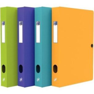 Achetez Carton de 12 boîtes de classement MEMPHIS en polypropylène, dos de 40 mm, coloris mode ass..