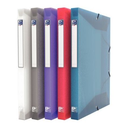 Achetez Carton de 12 boites de classement HAWAÏ en polypropylène, dos de 25 mm, couleurs assorties..