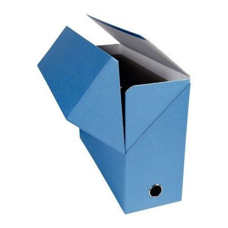 Achetez Boite de transfert papier toilé, dos 12 cm, bleu clair 89422E EXACOMPTA pas cher sur Ma Ren..