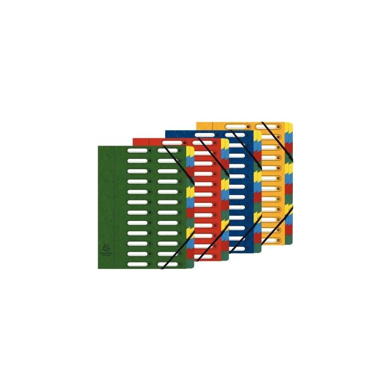 Achetez Exacompta trieur à  fenêtres 24 compartiments assortis 5324E pas cher sur Ma Rentrée Sco..