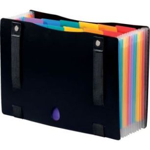 Achetez Trieur extensible RAINBOW CLASS en polypropylène avec sangles, 12 compartiments 998267-03 R..