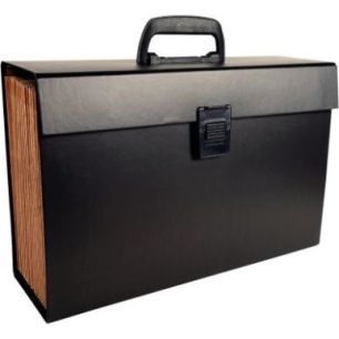 Achetez Valisette trieur en carte 20 compartiments, noir 58421E EXACOMPTA pas cher sur Ma Rentrée S..