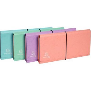 Achetez Trieur à soufflet format chèque AQUAREL en carte lustrée, 6 compartiments, coloris assort..