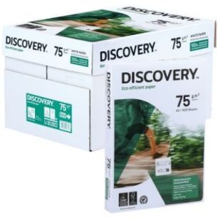 Achetez Carton de 5 ramettes de 500f format A3 75g blanc DISCOVERY 47776X5 DISCOVERY pas cher sur Ma..
