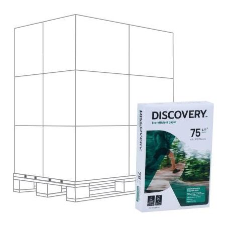 Achetez Palette de 240 ramettes 500f format A4 75g blanc DISCOVERY 47775X240 DISCOVERY pas cher sur ..