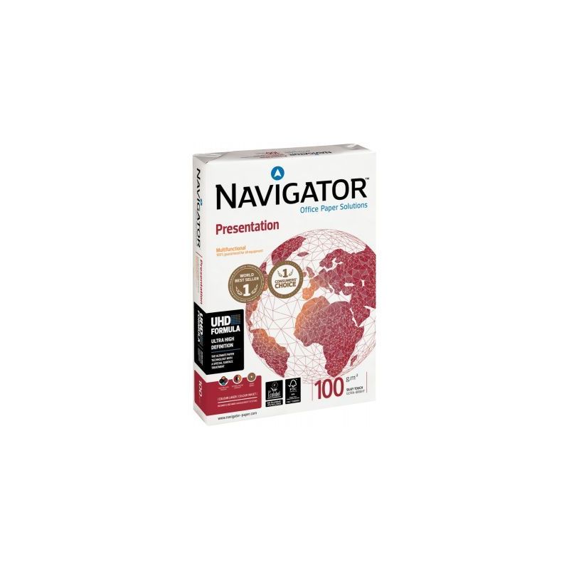 Achetez NAVIGATOR Ramette 500 feuilles papier extra Blanc Navigator Presentation A4 100G CIE 169 pas..