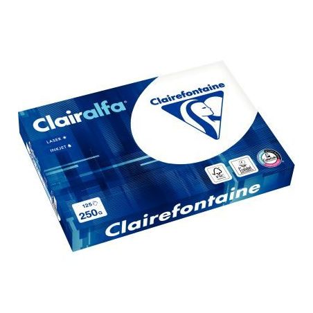 Achetez Paquet de 125 feuilles de papier blanc 250g de format A4 CLAIRALFA 2230C CLAIREFONTAINE pas ..