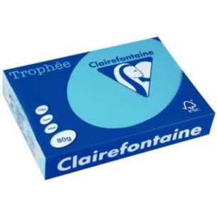 Achetez Carton de 3 ramettes de 500 feuilles format A3 80g bleu turquoise 36820 X3 TROPHEE CLAIREFON..