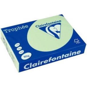 Achetez CLAIREFONTAINE Ramette de 500 feuilles papier couleur TROPHEE 80 grammes format A3 Vert golf..